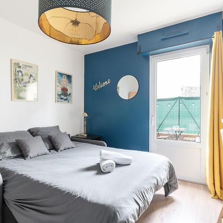 Studio Centre-Ville Avec Terrasse Et Parking Securise Gratuit น็องต์ ภายนอก รูปภาพ